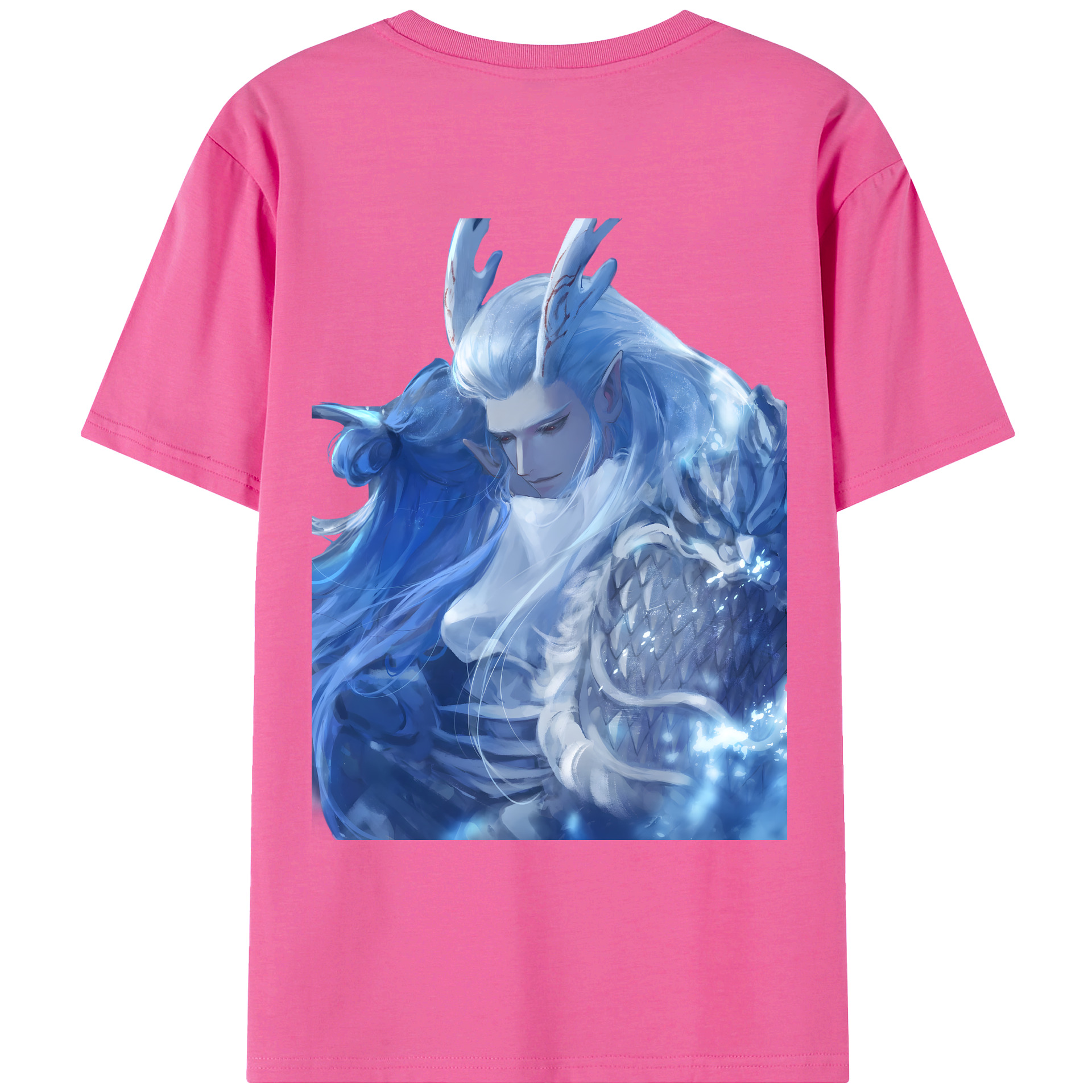 （画像用） Ne Zha 2 ナタ 魔童の大暴れ レディース半袖Tシャツ(バックプリント)